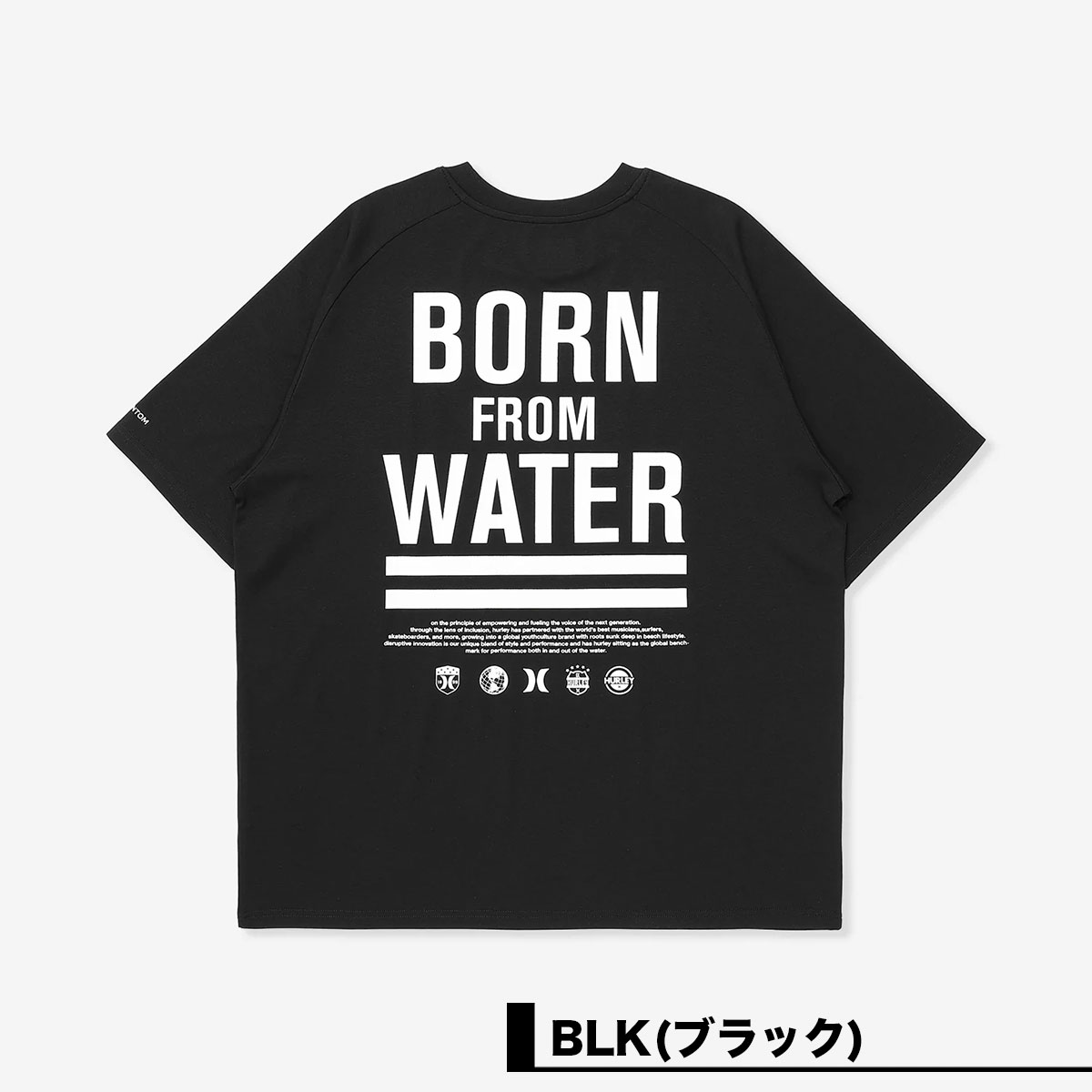  Hurley |  PHANTOM BORN FROM WATER OVERSIZED SHORT SLEEVE TEE��MUSS251030��