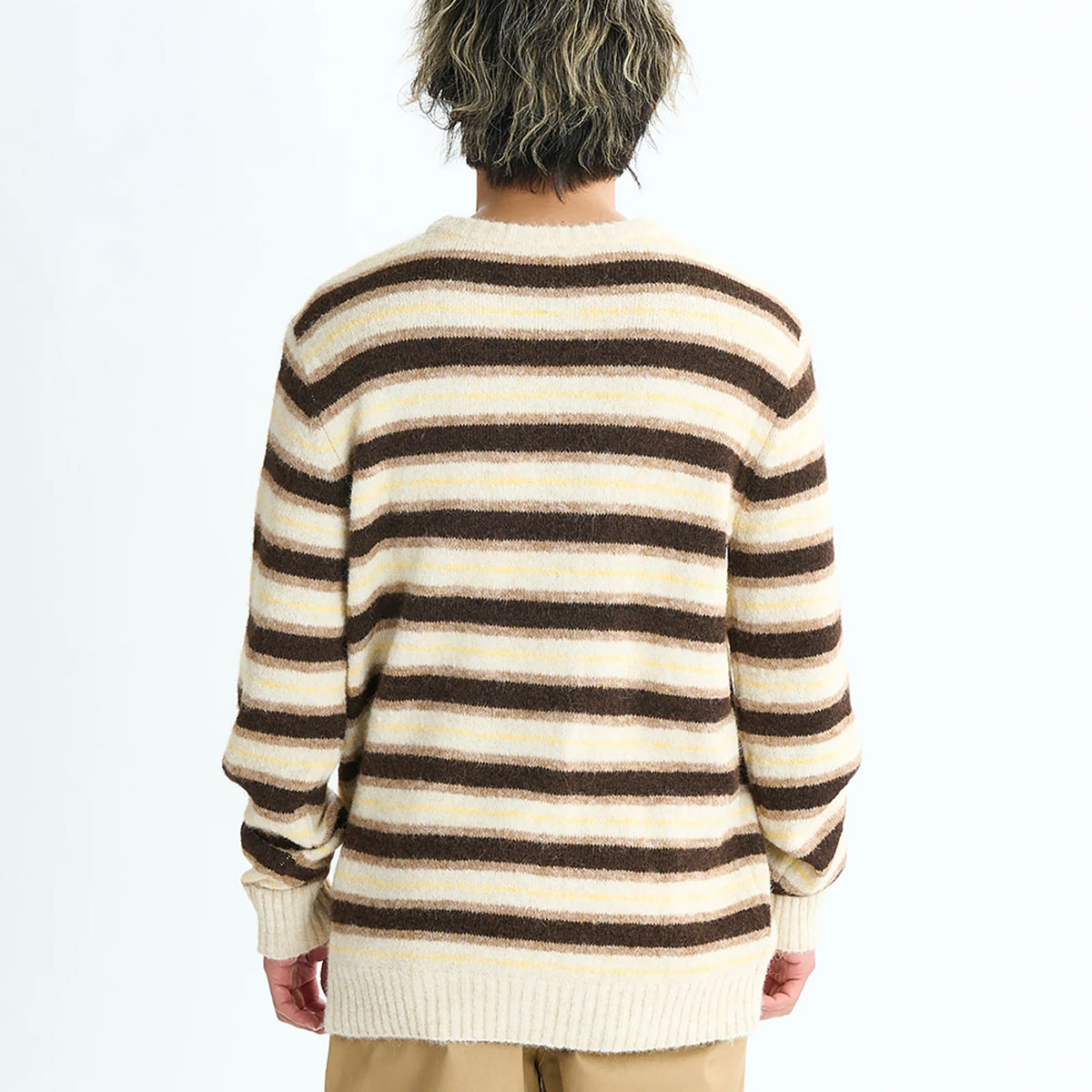 �ڥ��ꥹ�ޥ��������QUIKSILVER �����å�����С� �������� ��إ��� ���롼�ͥå� �ܡ����� M L �����ե��� ���Ρ� �͵��֥��� ���� | LAGOS STRIPED CREW S��EQYSW03330��