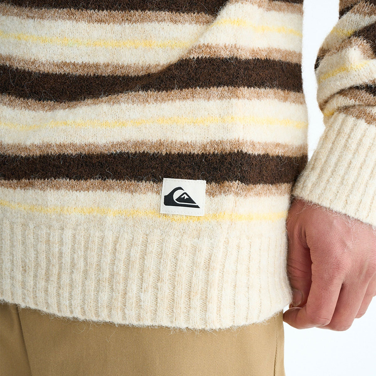 �ڥ��ꥹ�ޥ��������QUIKSILVER �����å�����С� �������� ��إ��� ���롼�ͥå� �ܡ����� M L �����ե��� ���Ρ� �͵��֥��� ���� | LAGOS STRIPED CREW S��EQYSW03330��