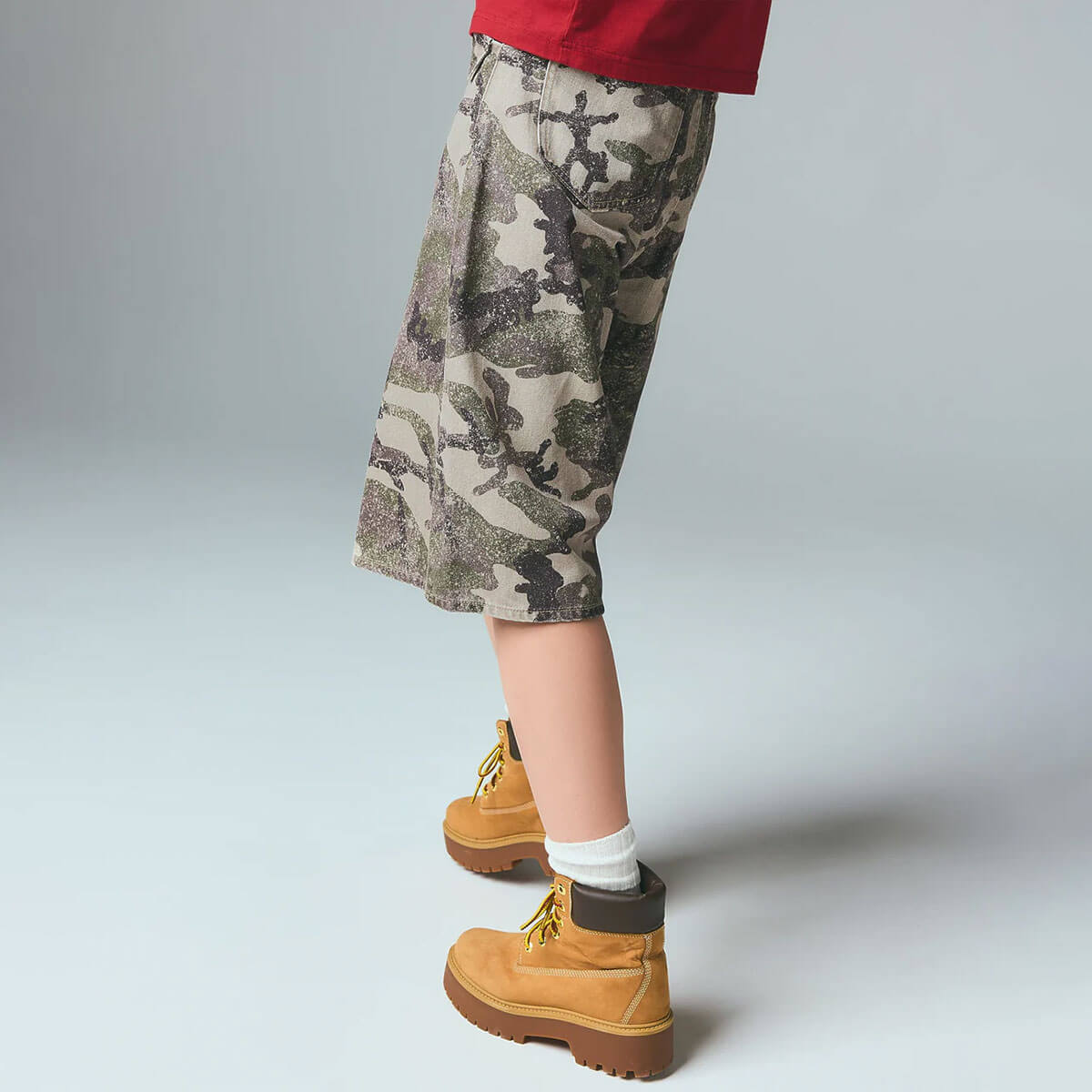 X-girl | FLAP POCKET SHORTS��105261031007��
