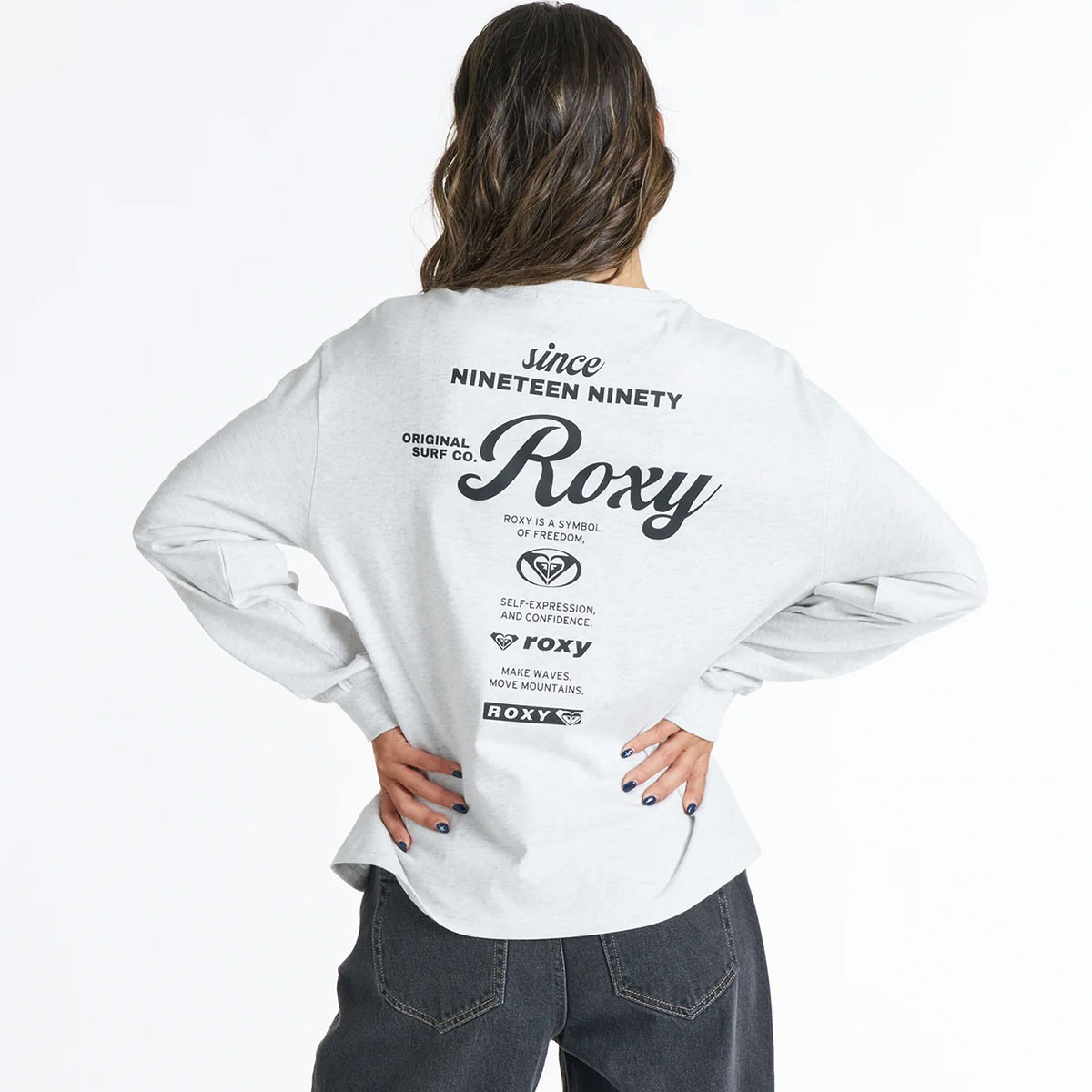 ROXY  | HISTORICAL LOGO L/S TEE��RLT264012��