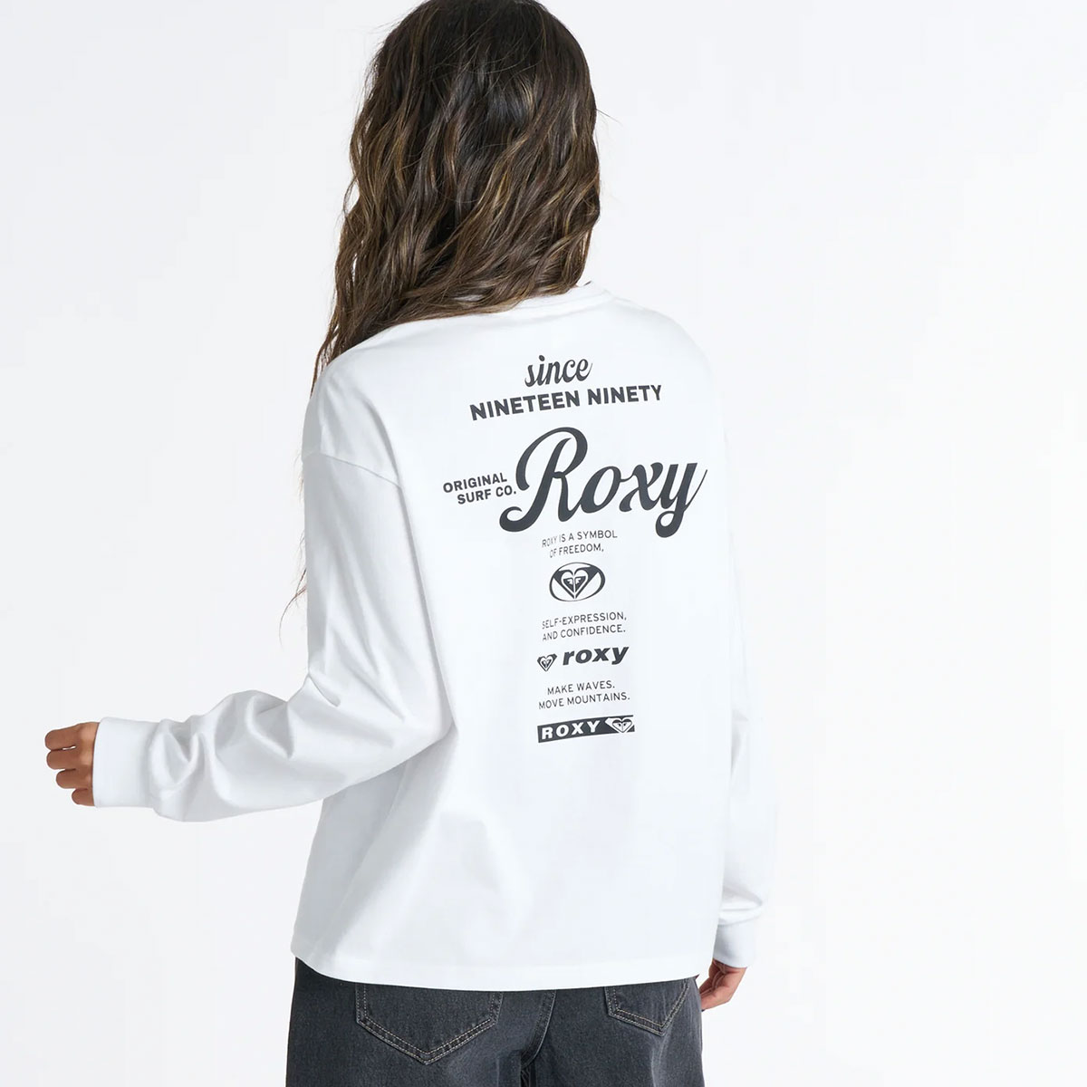 ROXY  | HISTORICAL LOGO L/S TEE��RLT264012��
