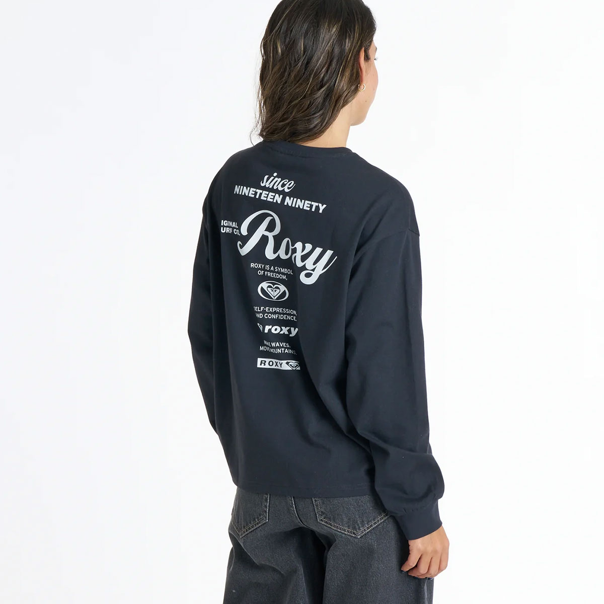 ROXY  | HISTORICAL LOGO L/S TEE��RLT264012��
