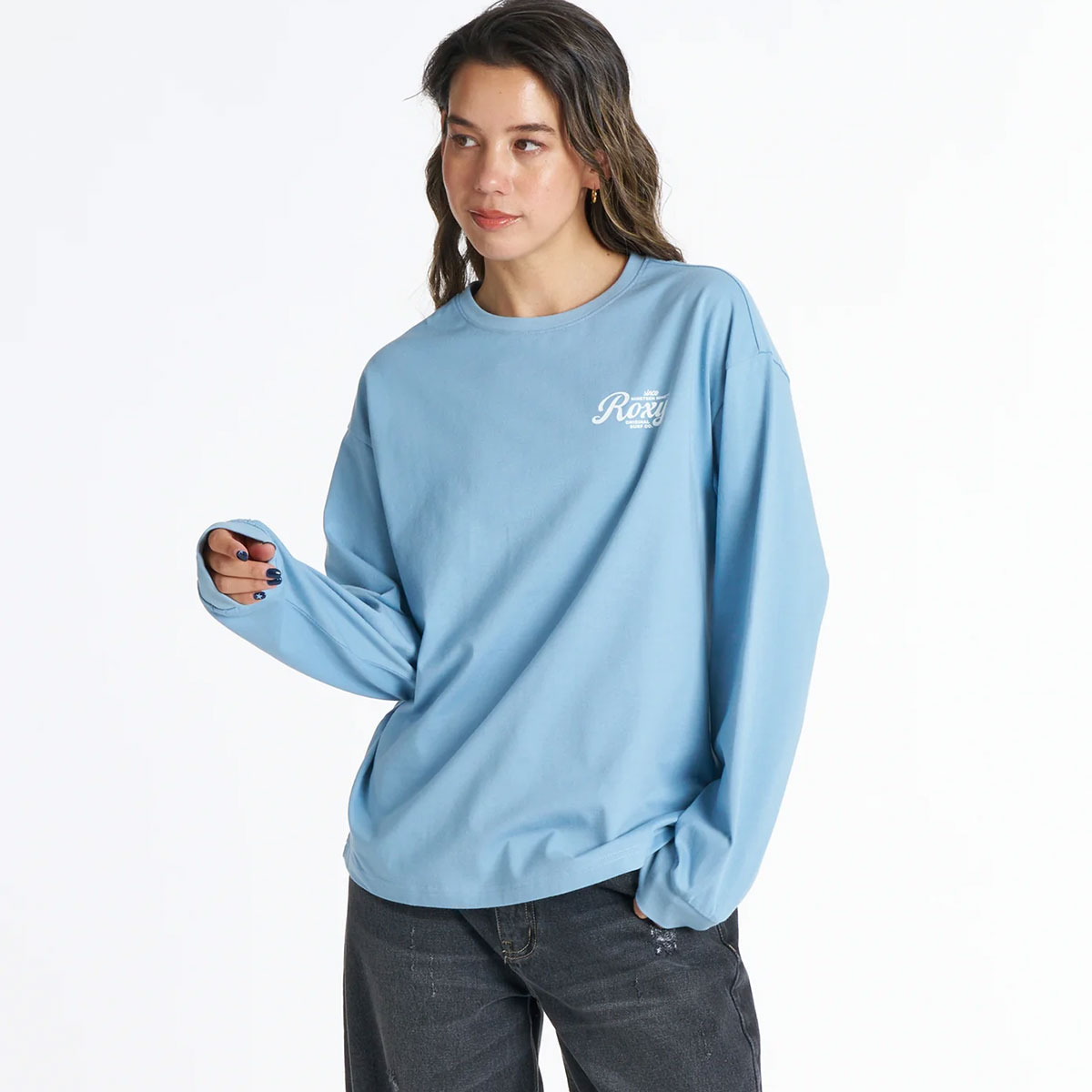 ROXY  | HISTORICAL LOGO L/S TEE��RLT264012��