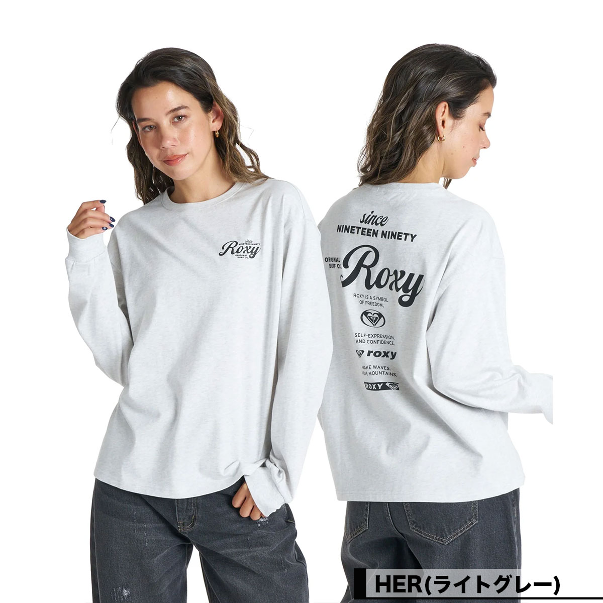 ROXY  | HISTORICAL LOGO L/S TEE��RLT264012��