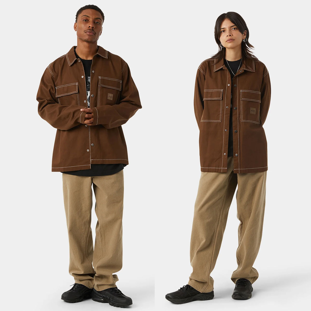 20%OFF ۥϥ HUF 㥱å  ǥ   Ť L XL ܡ  ͵֥  | MASON SHACKETBU00212 