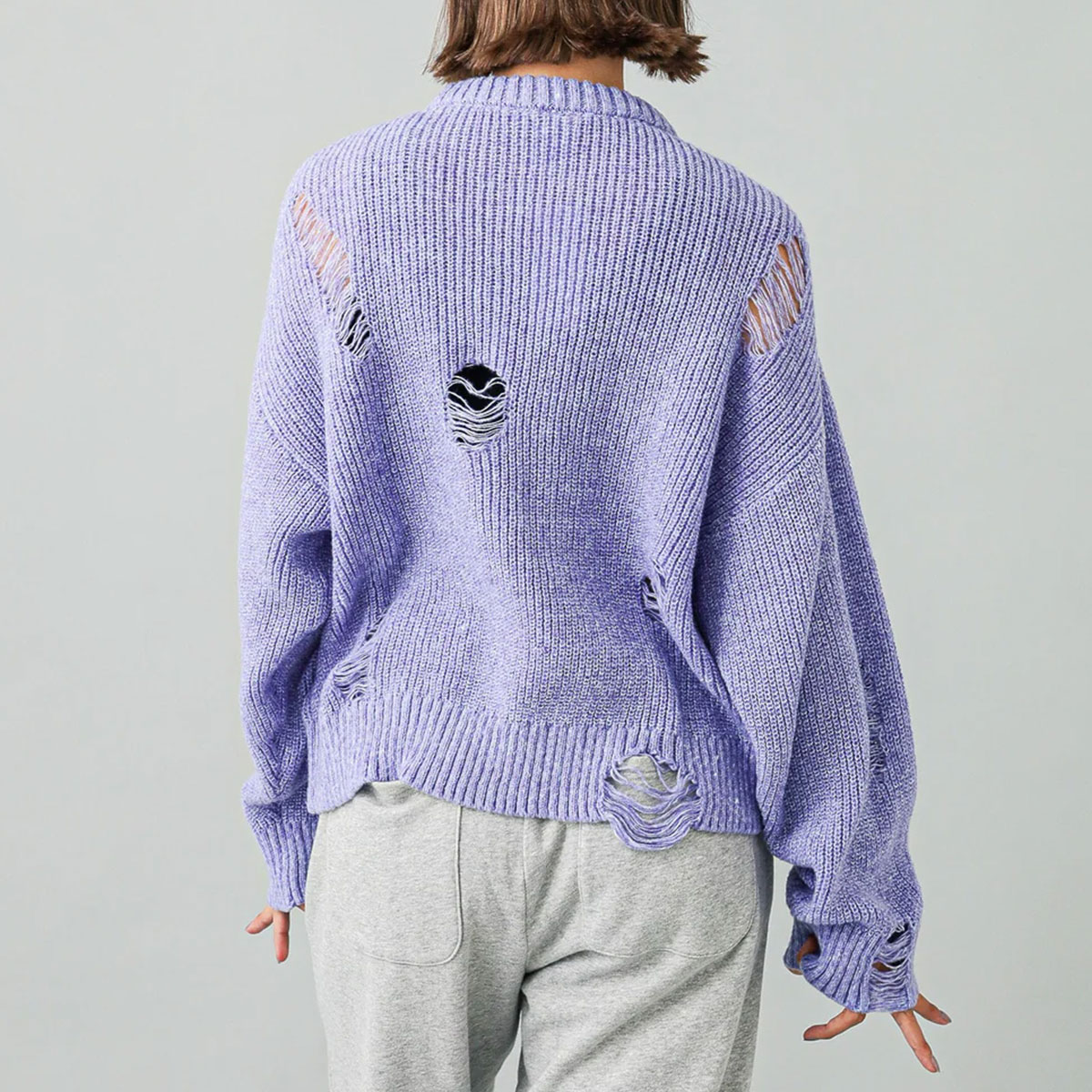 ��50%OFF ������ۥ��å��������� �˥åȥȥåץ� ����å���ǥ����� ���� ���͡��� ��2�� S M �͵��֥��� X-GIRL ���� | DISTRESSED KNIT TOP��105244015011��