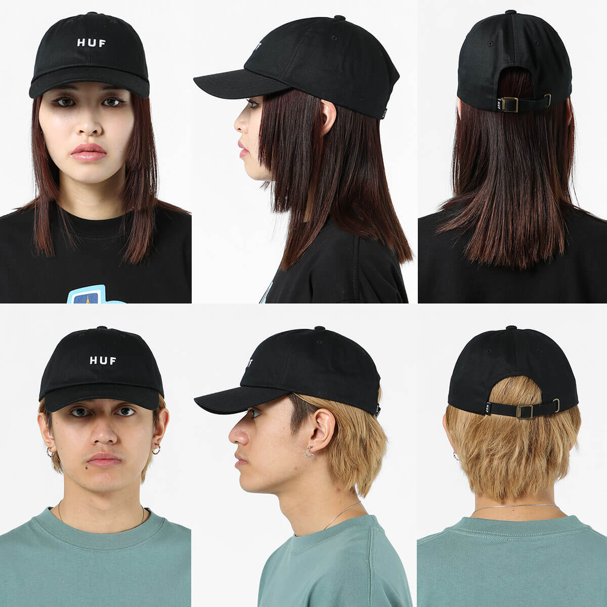 HUF �ϥ� ����å�  ��� ��ǥ����� ˹�� 6�ѥͥ륫���֥Х������ϥå� ���� ����ץ� �������ȥܡ��� ���������� �͵� �֥��� | HUF SET OG CV 6 PANEL HAT��HT00716��