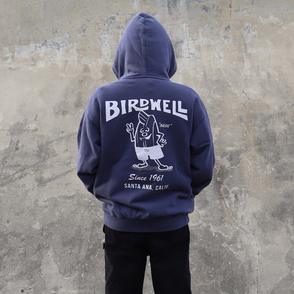 BIRDWELL �С��ɥ����� ��� �������å� �ѡ����� �ա��ǥ��� �֥롼 M L XL �����ե��� ���ȥ꡼�� �͵��֥��� ���� | 61 PGM HOODIE��61 PGM HOODIE��