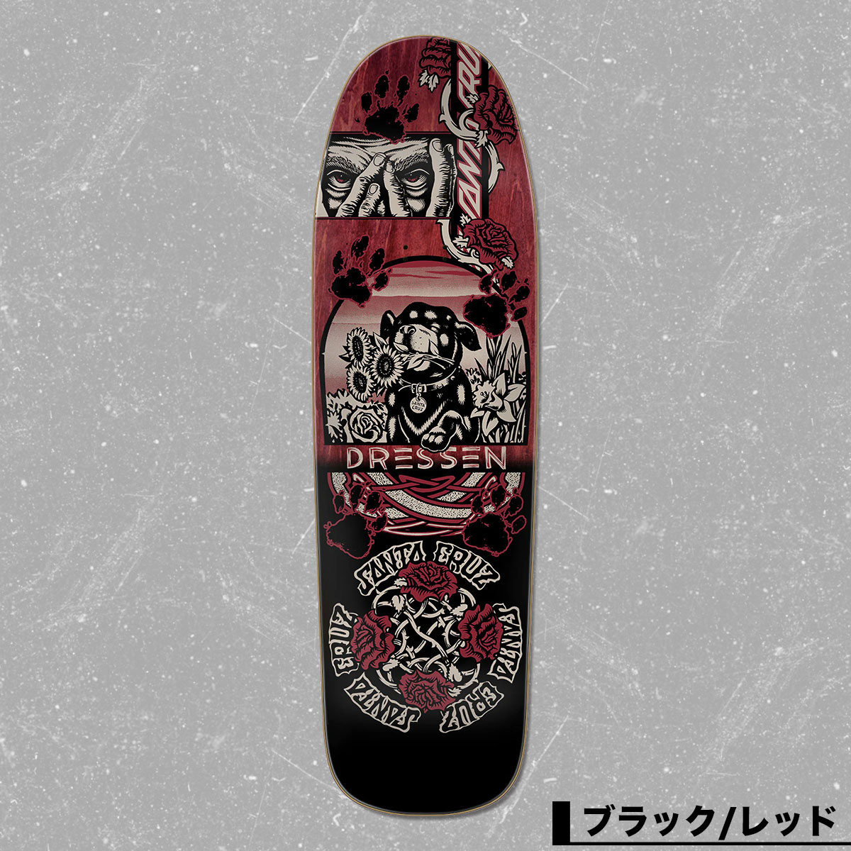 ���󥿥��롼�� �������ȥܡ��� �ǥå� �����ܡ� 9.3 inc ����å����ɥ�å��� �������ȥǥå� �͵� �֥��� SANTA CRUZ  | Dressen Evo��11117466-161413��