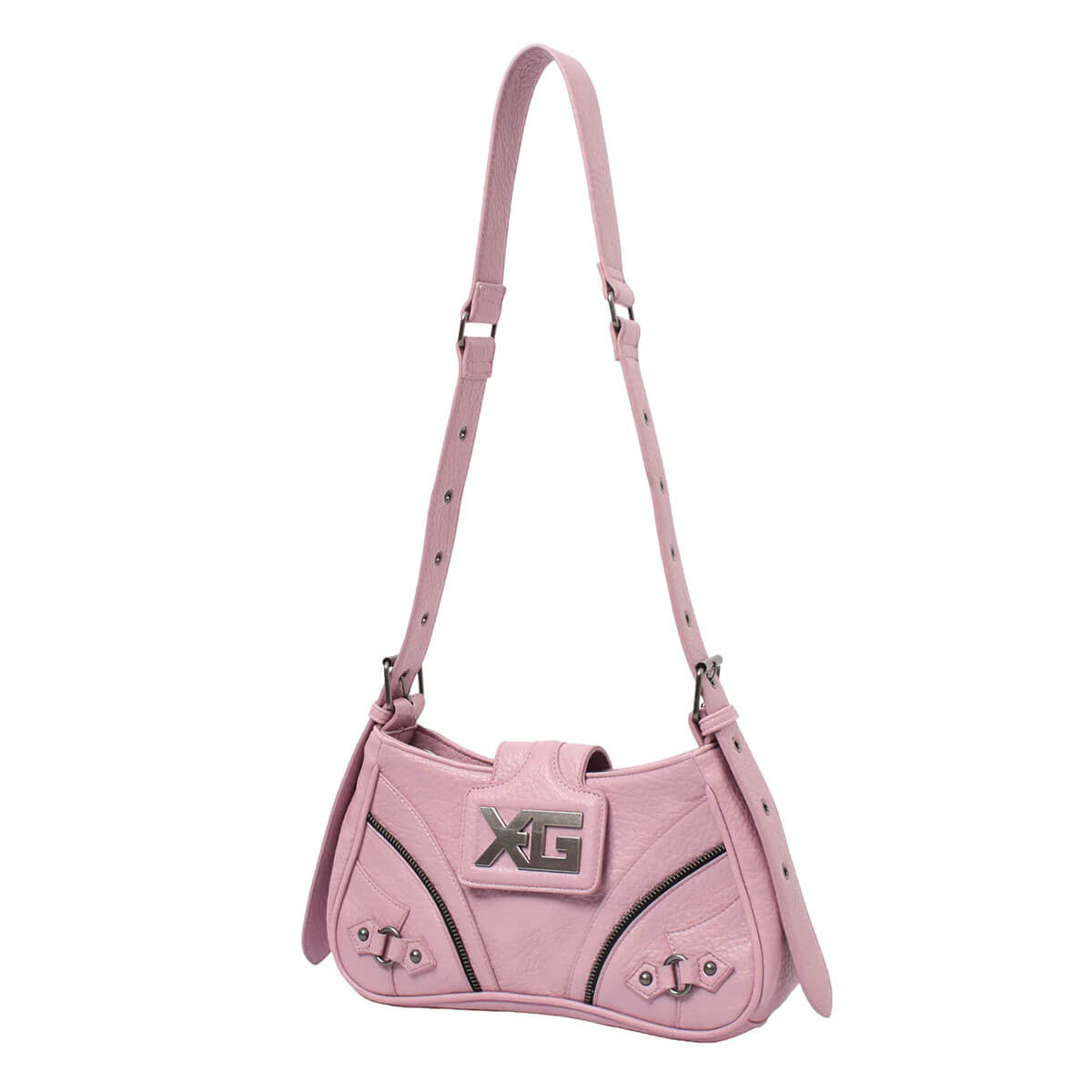 X-girl | XG EMBLEM BUCKLE PANELED SHOULDER BAG ��105262053004��