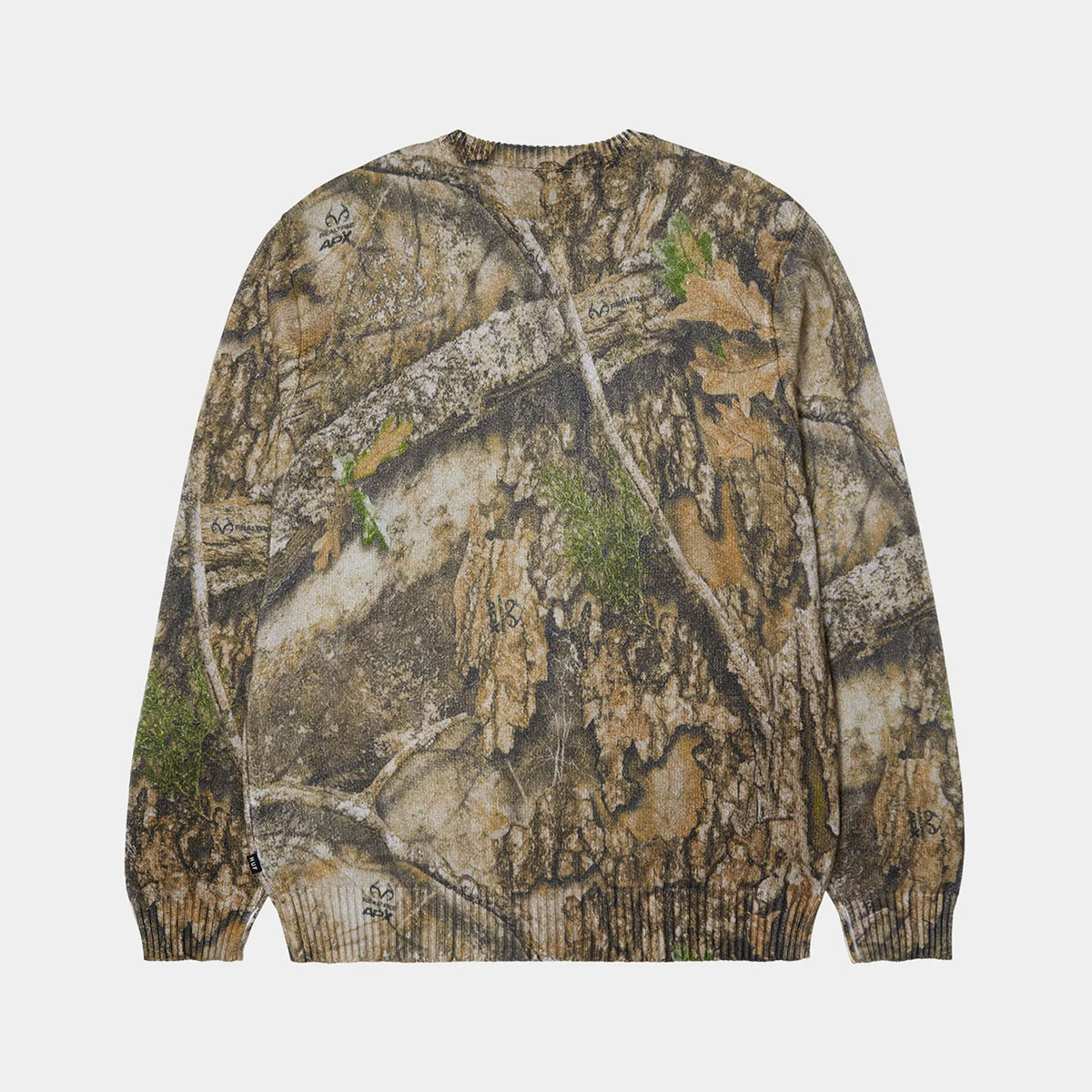HUF �ϥ� �˥å� �ȥåץ� ��� �ꥢ��ĥ꡼ ���� L �������ȥܡ��� ���������� �͵��֥��� ���� ���� 2025 | REALTREE CREWNECK SWEATER��KN00562��