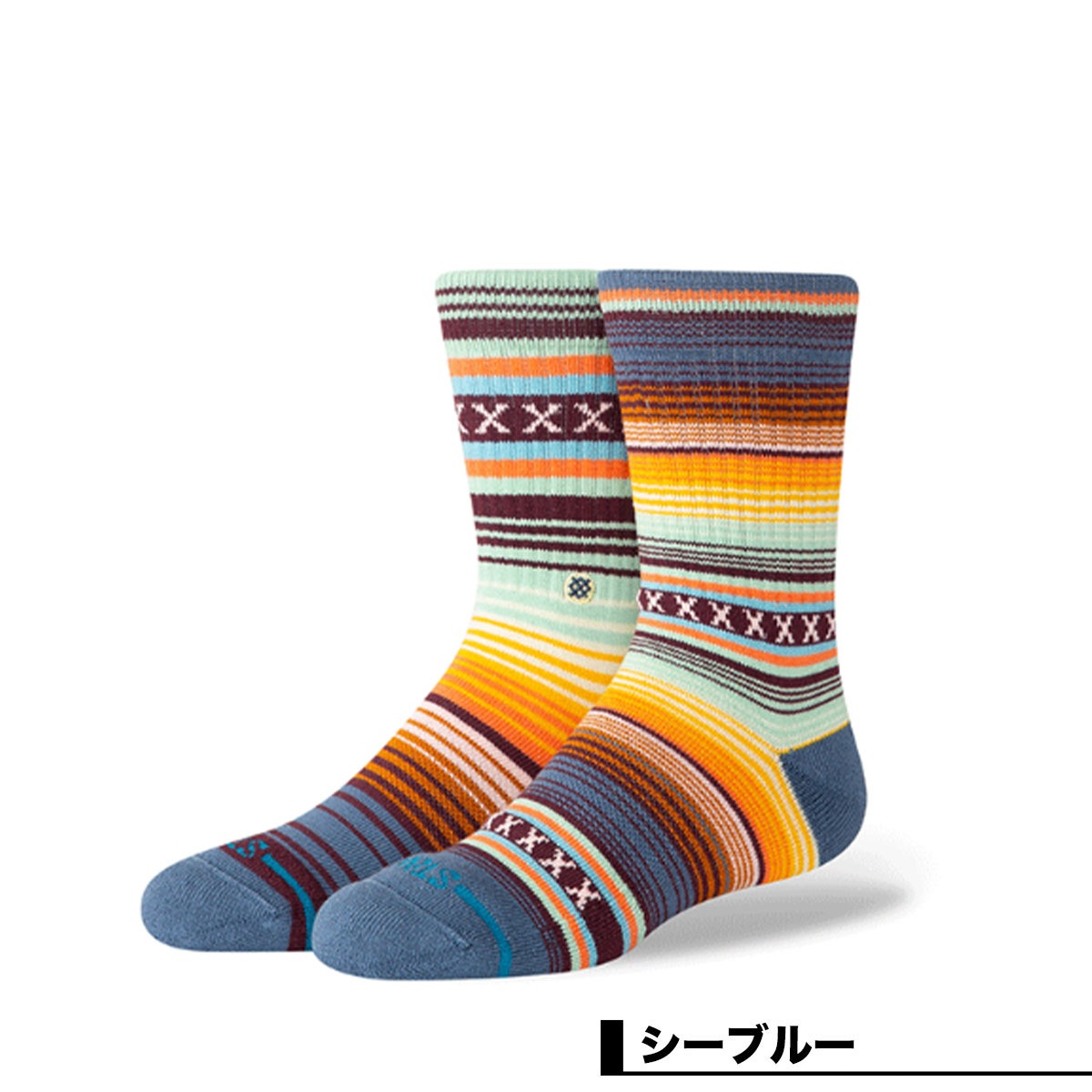 STANCE  ������ ���å� ���å��� �Ҷ� ���� �ǥ����� ���� ���åȥ� ������� ��ʪ 19.5-23.0cm ���롼 | CABIN DAYS CREW��K556B24CUR��