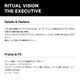 ����奢��ӥ���� �������� RITUAL VISION ���󥰥饹 ��� ��ǥ����� ������� ��ʪ �����ե��� ���ȥ꡼�� �� �ס��� �͵��֥��� | THE EXECUTIVE��494126��