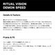 ����奢��ӥ���� �������� RITUAL VISION ���󥰥饹 ��� ��ǥ����� ������� ��ʪ �����ե��� ���ȥ꡼�� �� �ס��� �͵��֥��� | DEMON SPEED��494157��