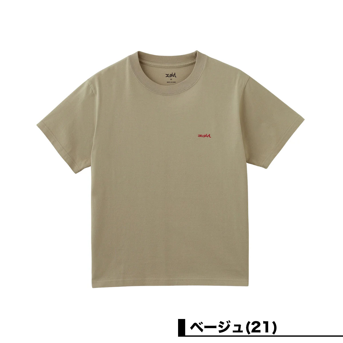  X-GIRL  | FACE S/S TEE��105261011007��