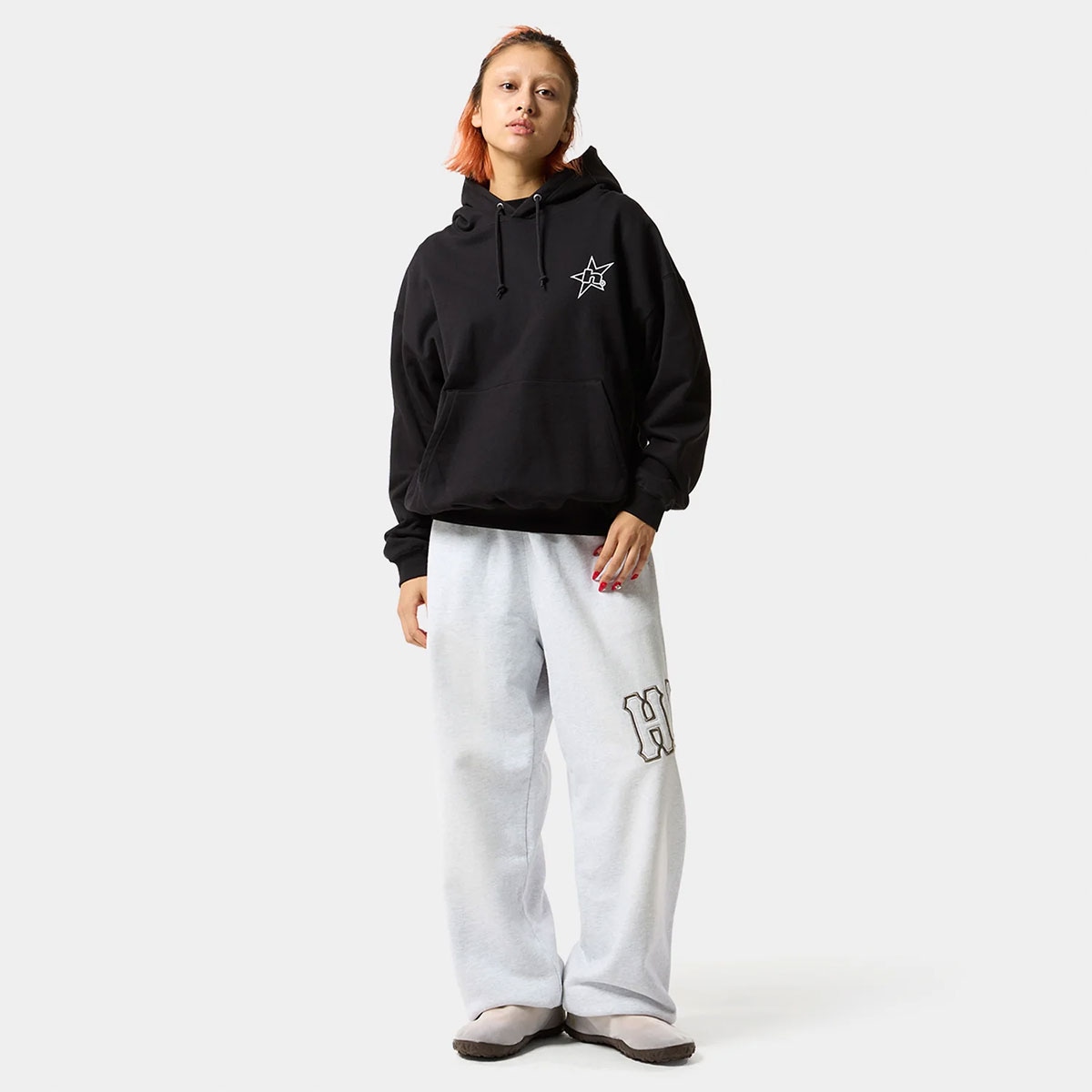 HUF �ϥ� �������å� �ѡ����� �ȥåץ� ��� ��ǥ����� M  L �������ȥܡ��� ���������� �͵��֥��� ���� ���� 2025 | H STAR LOGO HOODIE��PF00790��