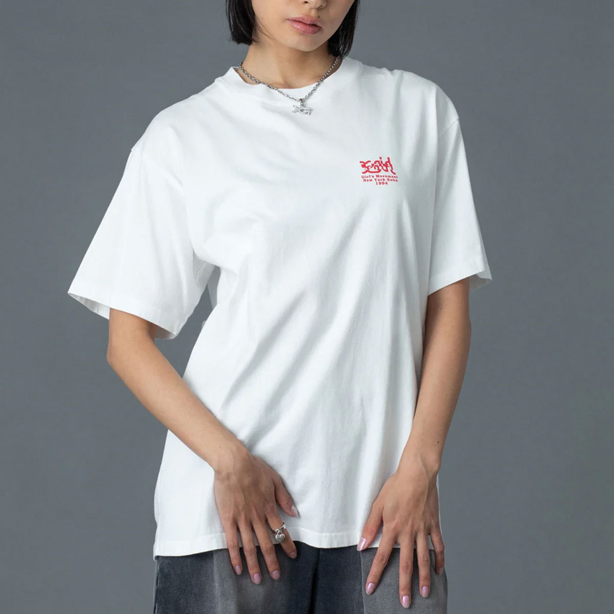 X-GIRL | NOISE LOGO S/S TEE��105261011019��