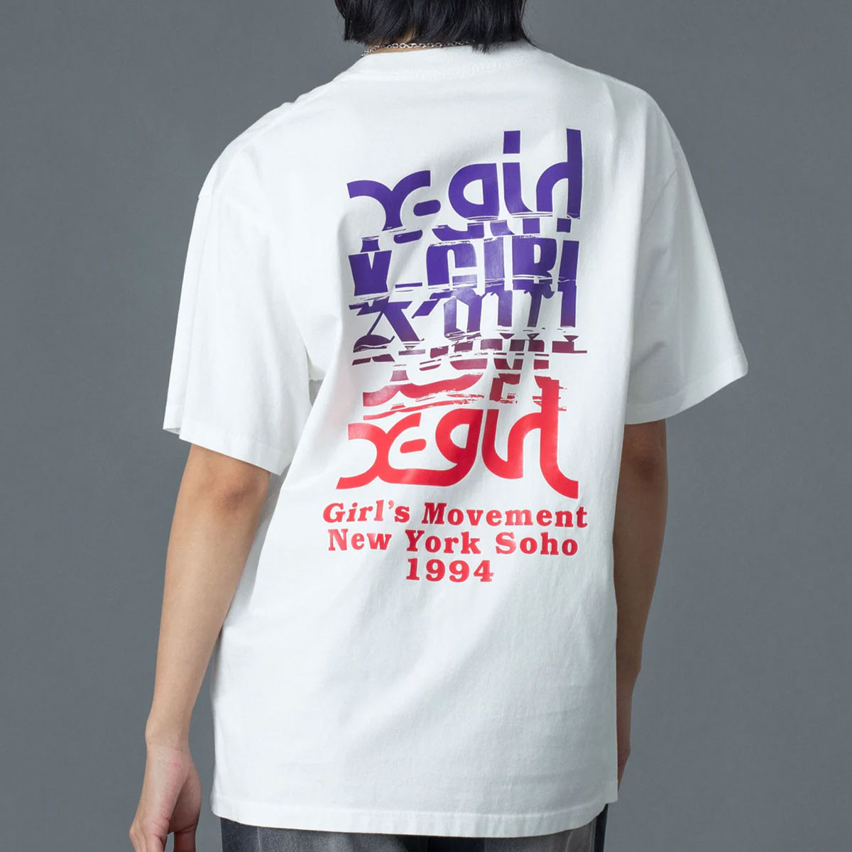 X-GIRL | NOISE LOGO S/S TEE��105261011019��