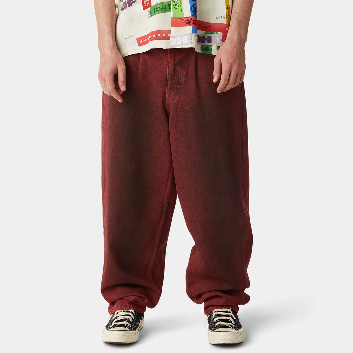 HUF ϥ ǥ˥ॹȥѥ Х ȥѥ  ǥ 32inch  ȥ꡼ ͵֥   2025 | CROMER WASHED PANTPT00310