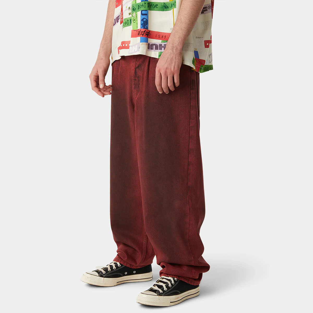 HUF ϥ ǥ˥ॹȥѥ Х ȥѥ  ǥ 32inch  ȥ꡼ ͵֥   2025 | CROMER WASHED PANTPT00310