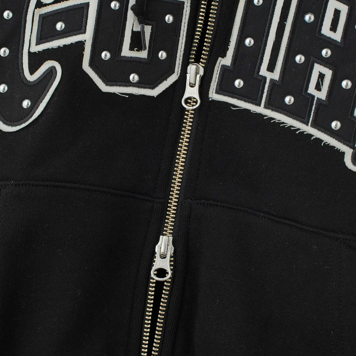 XGIRL | STUDDED LOGO ZIP UP SWEAT HOODIE��105261012005��