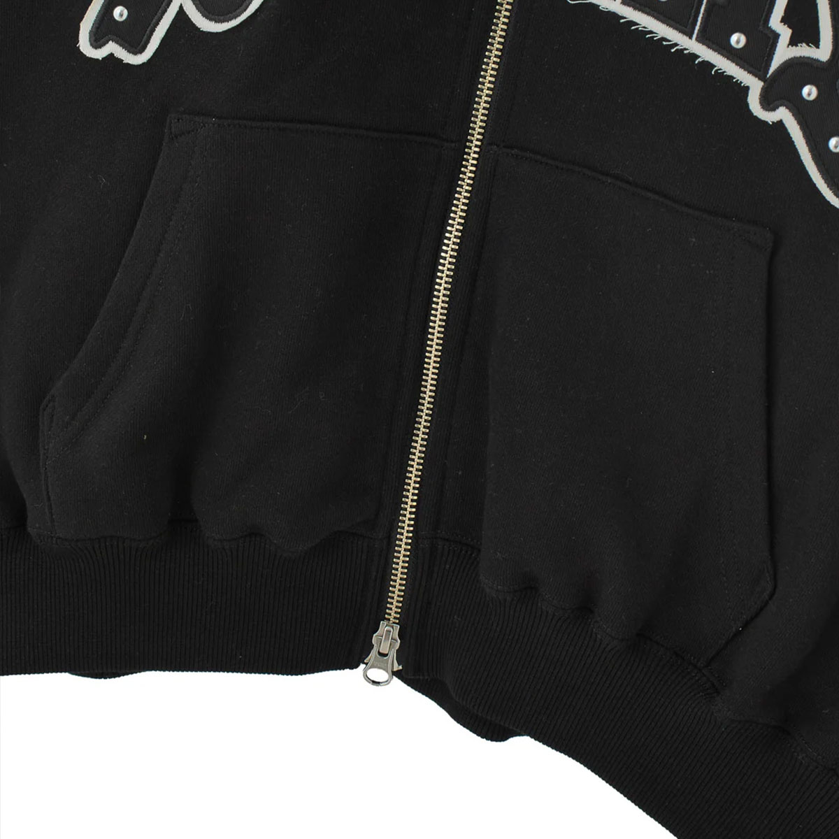 XGIRL | STUDDED LOGO ZIP UP SWEAT HOODIE��105261012005��