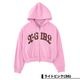 XGIRL | STUDDED LOGO ZIP UP SWEAT HOODIE��105261012005��