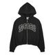 XGIRL | STUDDED LOGO ZIP UP SWEAT HOODIE��105261012005��