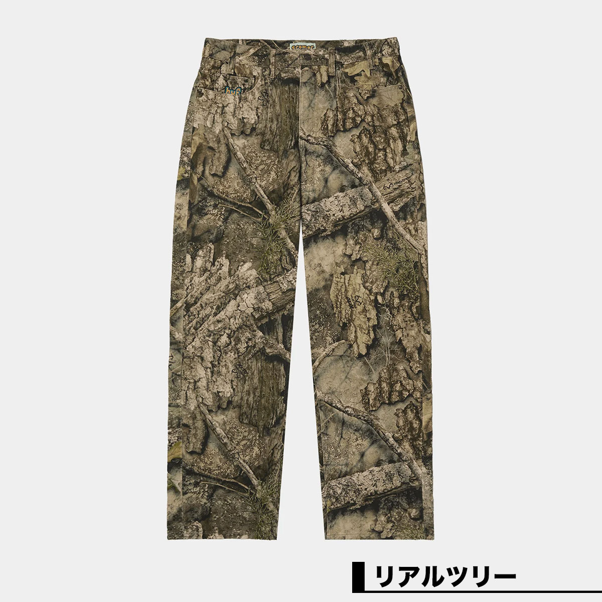 HUF �ϥ� �ǥ˥ॹ�����ȥѥ�� �ꥢ��ĥ꡼ ��� ��ǥ����� �������ȥܡ��� ���������� �͵��֥��� ���� ���� 2025 | REALTREE CROMER PANT��PT00363��