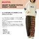 ߥ륯ե ǥ å ϡ ѥå ѡ OUI 2 M L ͵֥ MILKFED.  | HEART ELBOW PATCH SWEAT HOODIE103254012014