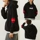 ߥ륯ե ǥ å ϡ ѥå ѡ OUI 2 M L ͵֥ MILKFED.  | HEART ELBOW PATCH SWEAT HOODIE103254012014