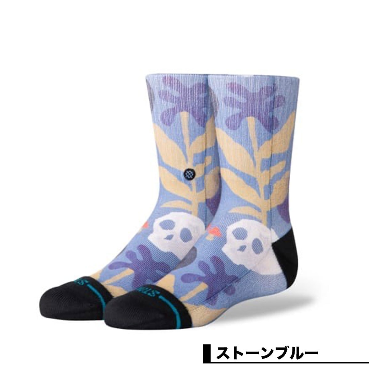 STANCE  ������ ���å� ���å��� �Ҷ� ���� �ǥ����� ������ ���� ���åȥ� ������� ��ʪ 19.5-23.0cm ���롼 | TROPISKULL CREW��K556A25TPC��