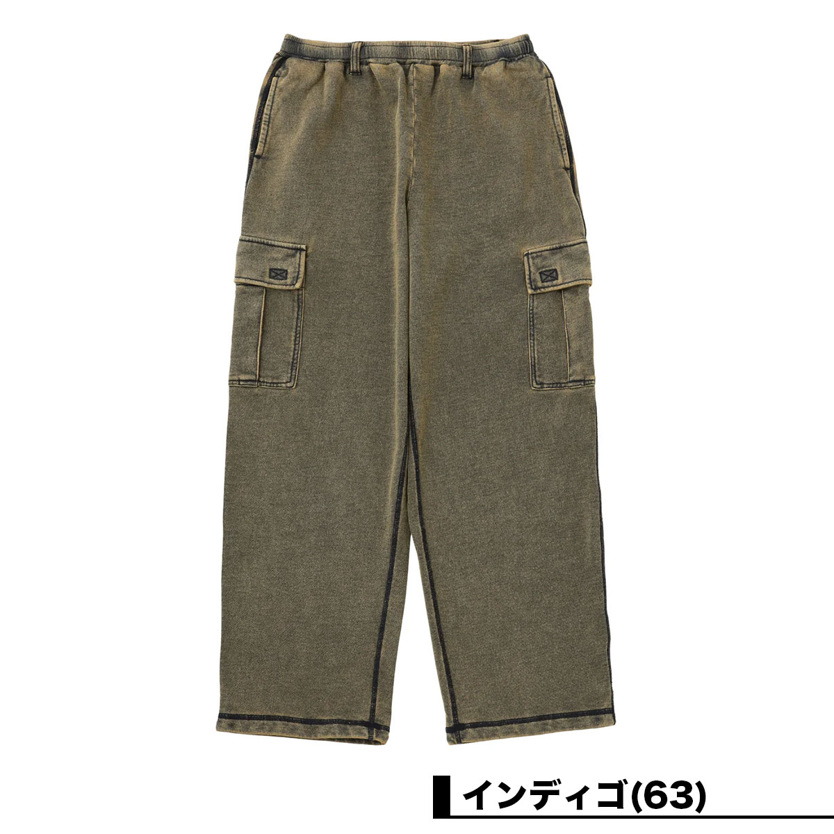 XGIRL | OVERDYED NUMBER PATCH CARGO SWEATPANTS��105261031004��