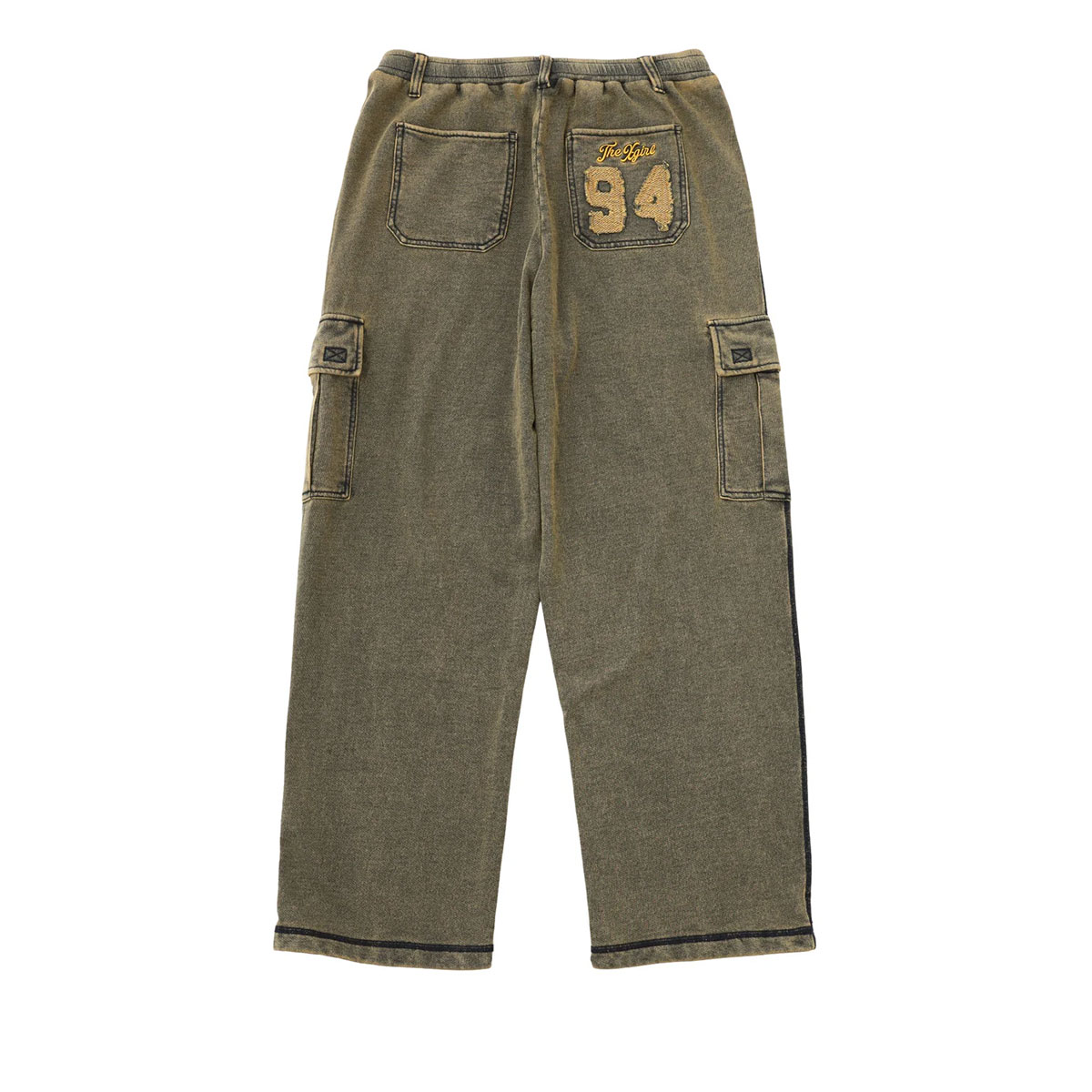XGIRL | OVERDYED NUMBER PATCH CARGO SWEATPANTS��105261031004��