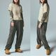 XGIRL | OVERDYED NUMBER PATCH CARGO SWEATPANTS��105261031004��