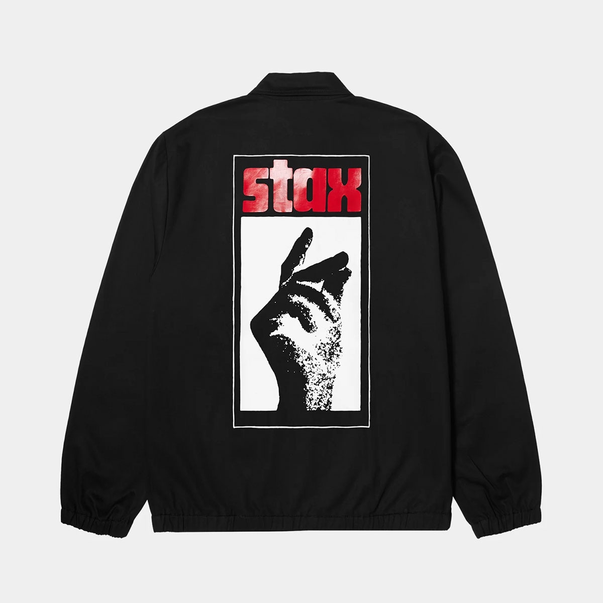 ��20%OFF ���ꥢ��󥹥������HUF �ϥ� ���㥱�å� ��� ��ǥ����� �������� Stax Records����� �֥�å�  L �������ȥܡ��� ���������� �͵� �֥��� | HUF X STAX JACKET��JK00460��