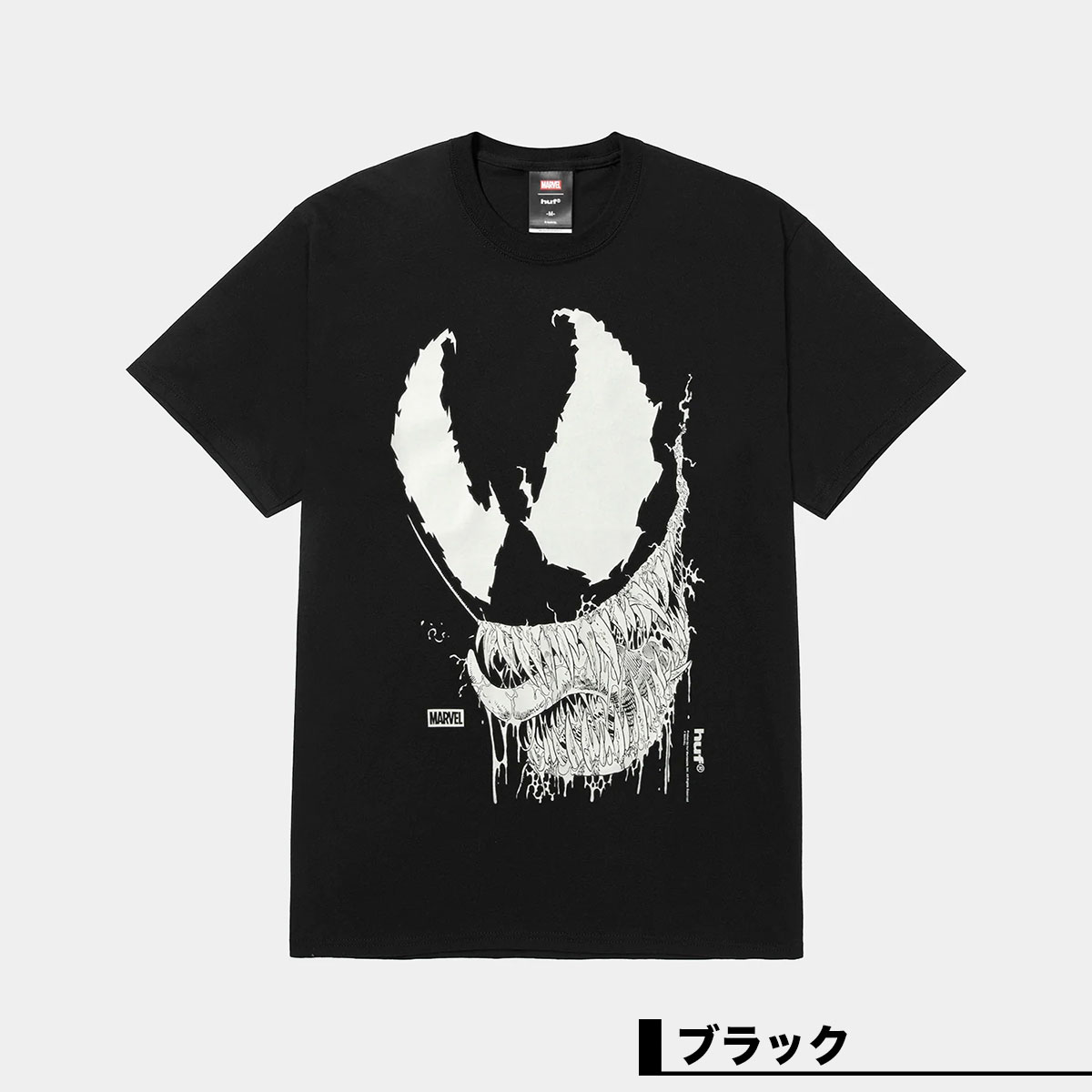 �ڿ��ե������HUF �ϥ� �� MARVEL ����� ȾµT����� ���ѥ������ޥ� �ޡ��٥� �߸� ���ᥳ�� M L XL �������ȥܡ��� ���������� �͵��֥��� ���� ���� 2025��TS02726��