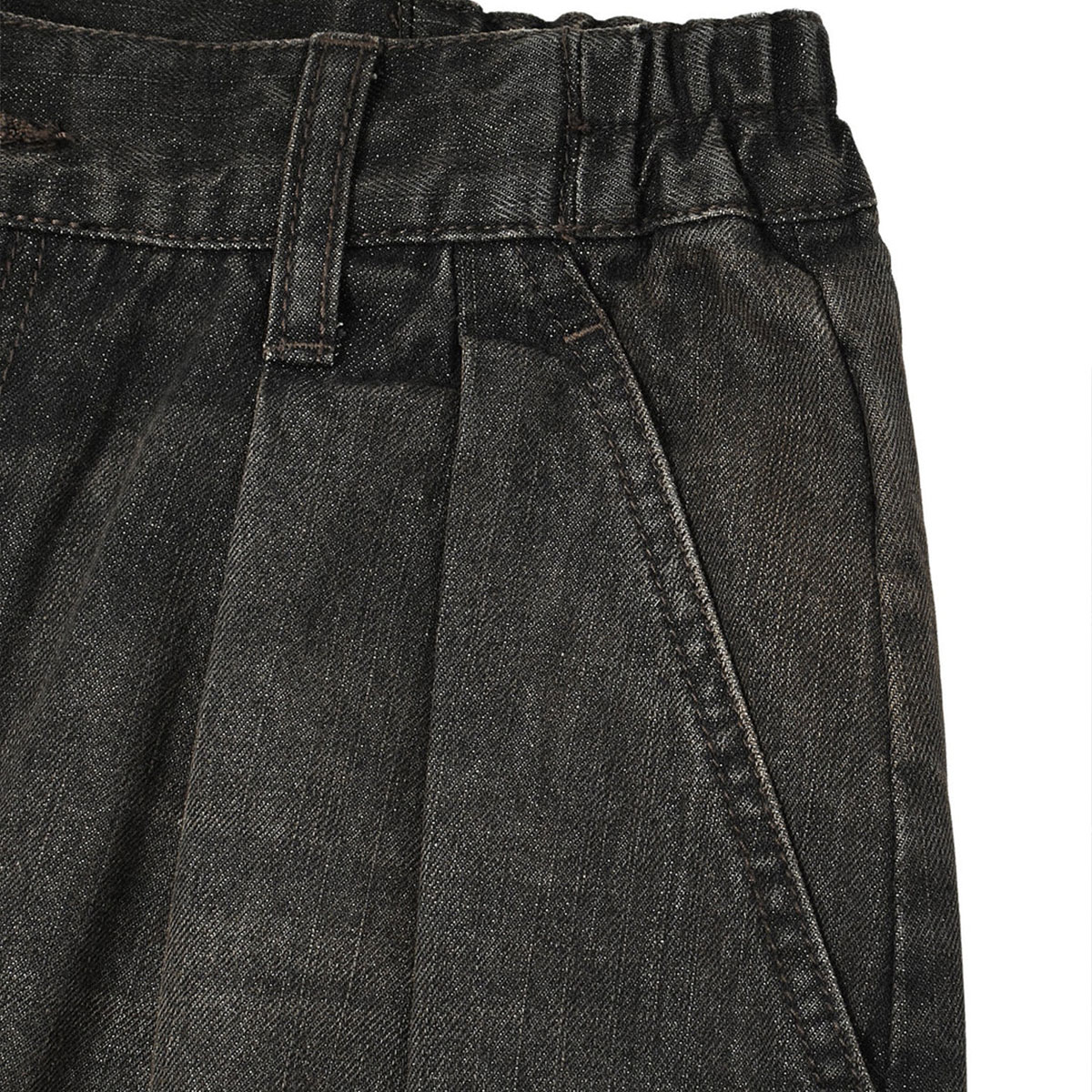  X-girl  | TUCK WIDE LEG DENIM PANTS��105262031017��