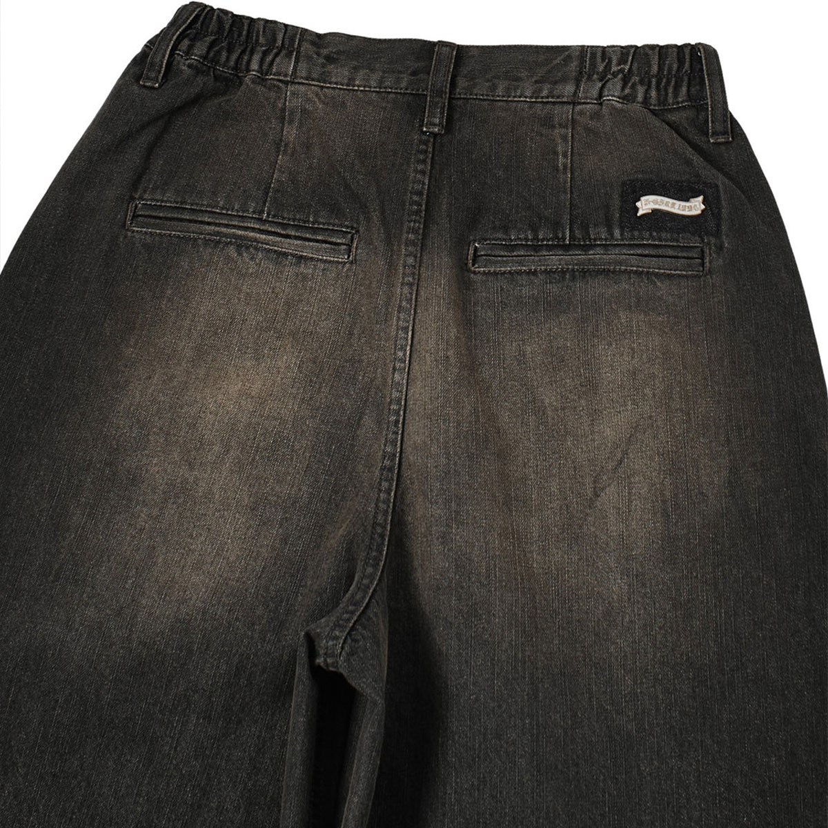  X-girl  | TUCK WIDE LEG DENIM PANTS��105262031017��