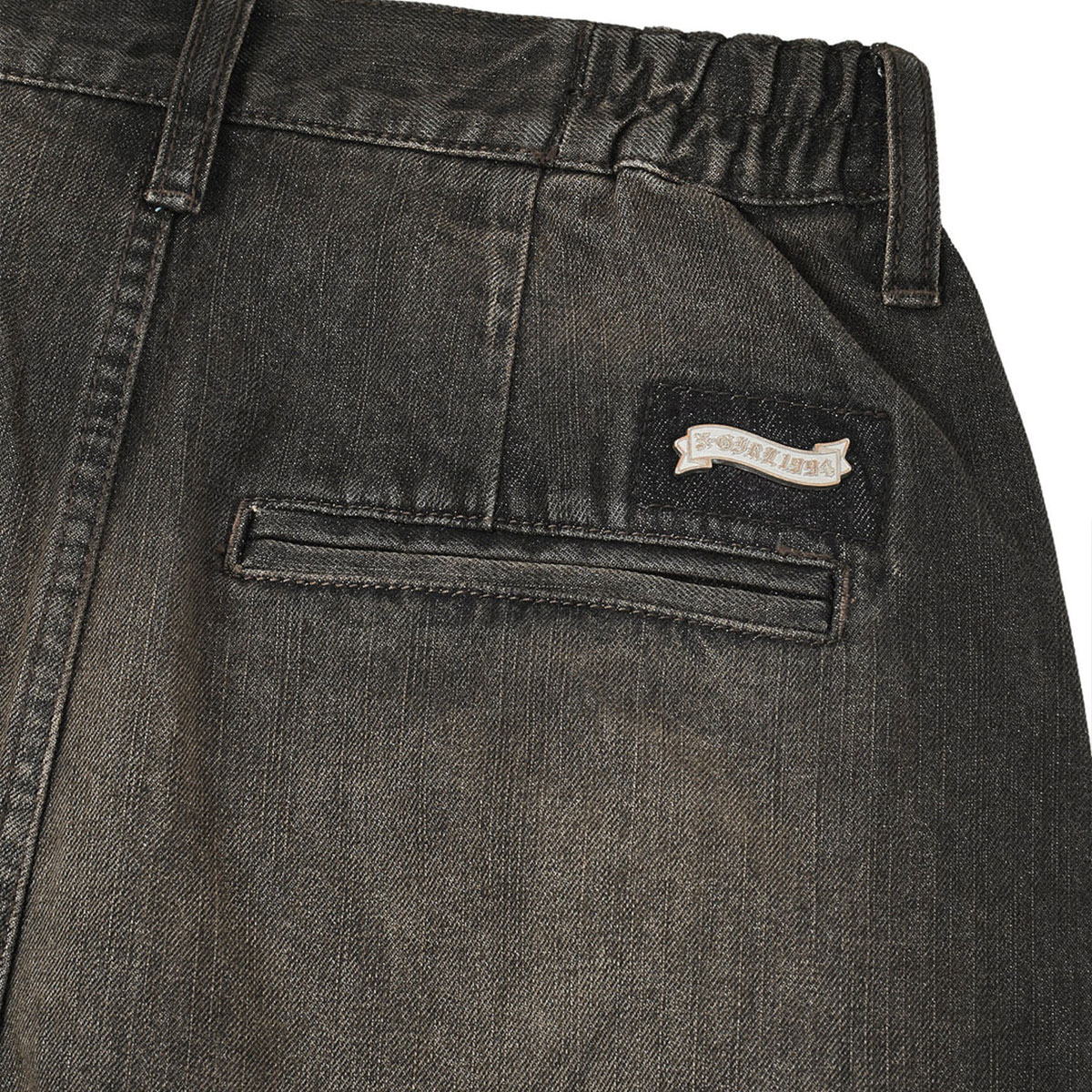  X-girl  | TUCK WIDE LEG DENIM PANTS��105262031017��