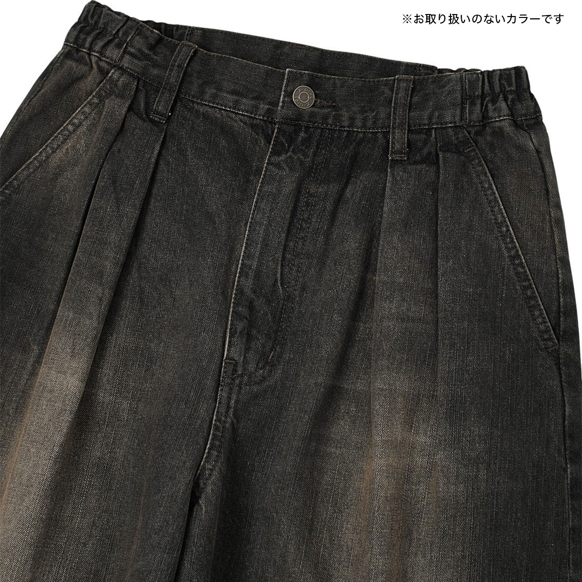  X-girl  | TUCK WIDE LEG DENIM PANTS��105262031017��