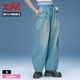  X-girl  | TUCK WIDE LEG DENIM PANTS��105262031017��