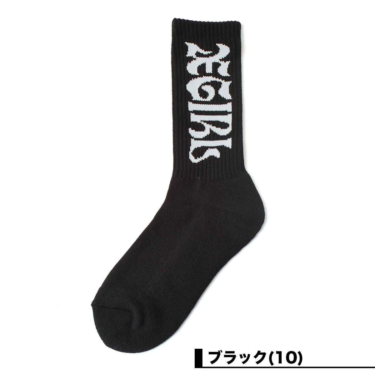 XGIRL | WIDE GOTHIC LOGO JACQUARD SOCKS��105261054001��