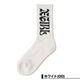 XGIRL | WIDE GOTHIC LOGO JACQUARD SOCKS��105261054001��