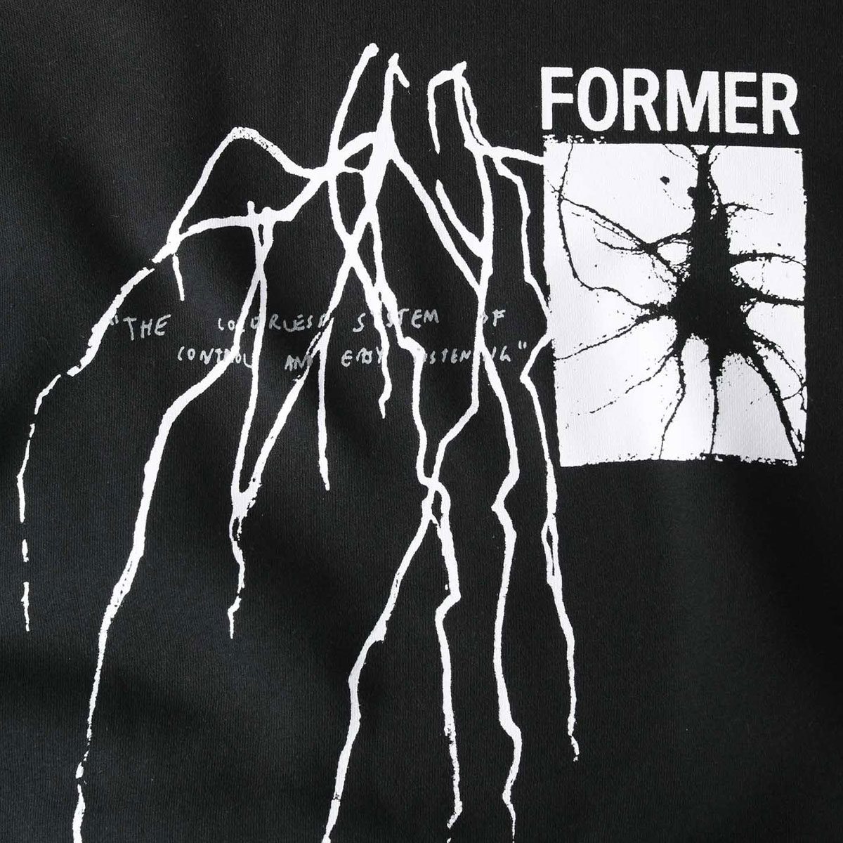 ��30%OFF ���ե�����ۥե����ޡ� ��� �������å� �ѡ����� �ա��ǥ��� ����  �֥�å� L �����ե��� ���ȥ꡼�� �͵� �֥��� FORMER 2024 ���� | SCRAWL HOOD��FFL-24406��