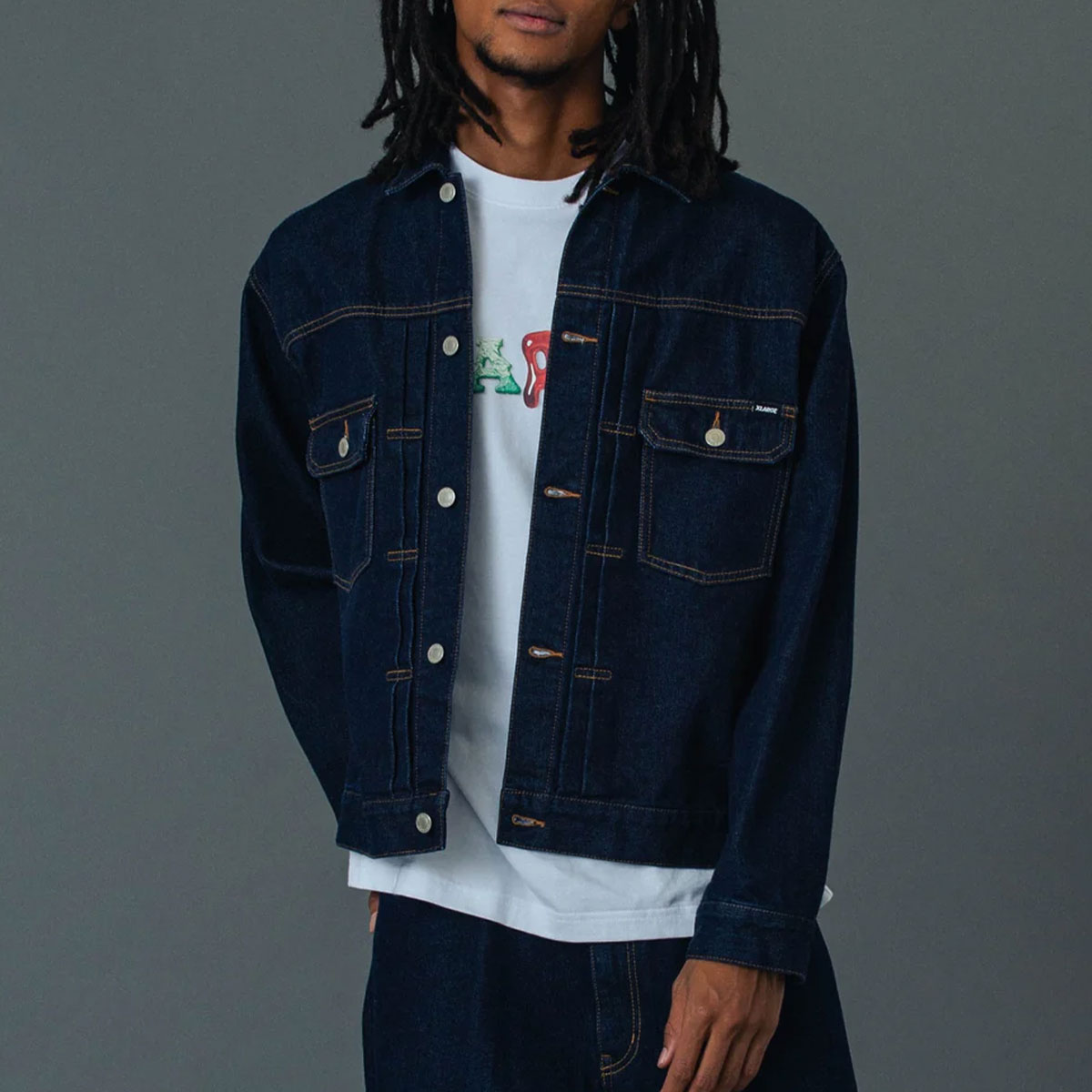 XLARGE | STAR LOGO DENIM JACKET��101261021007��