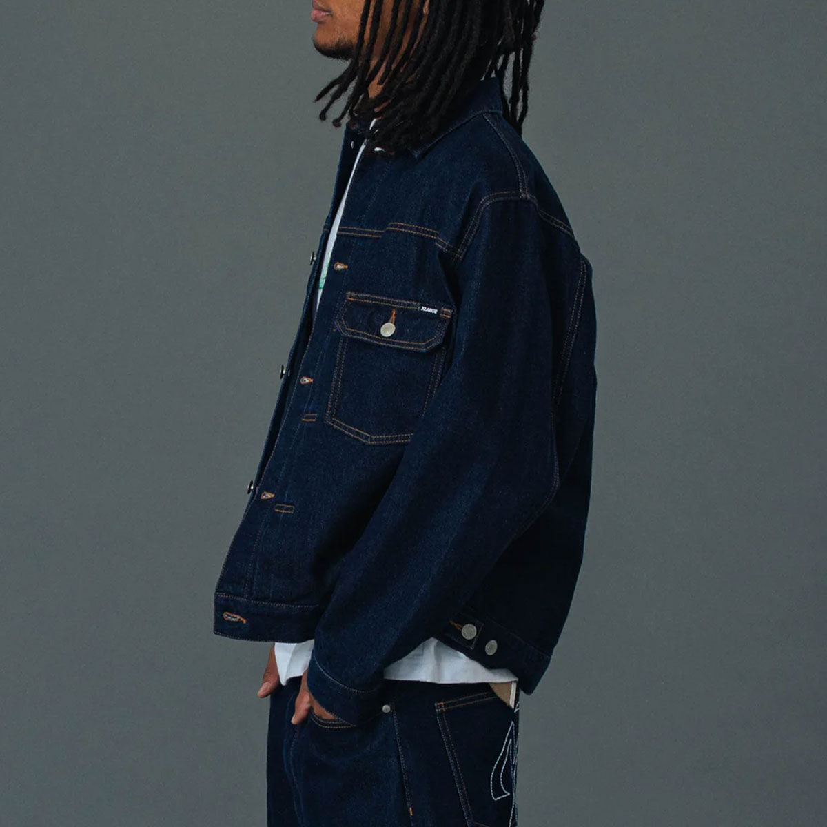 XLARGE | STAR LOGO DENIM JACKET��101261021007��