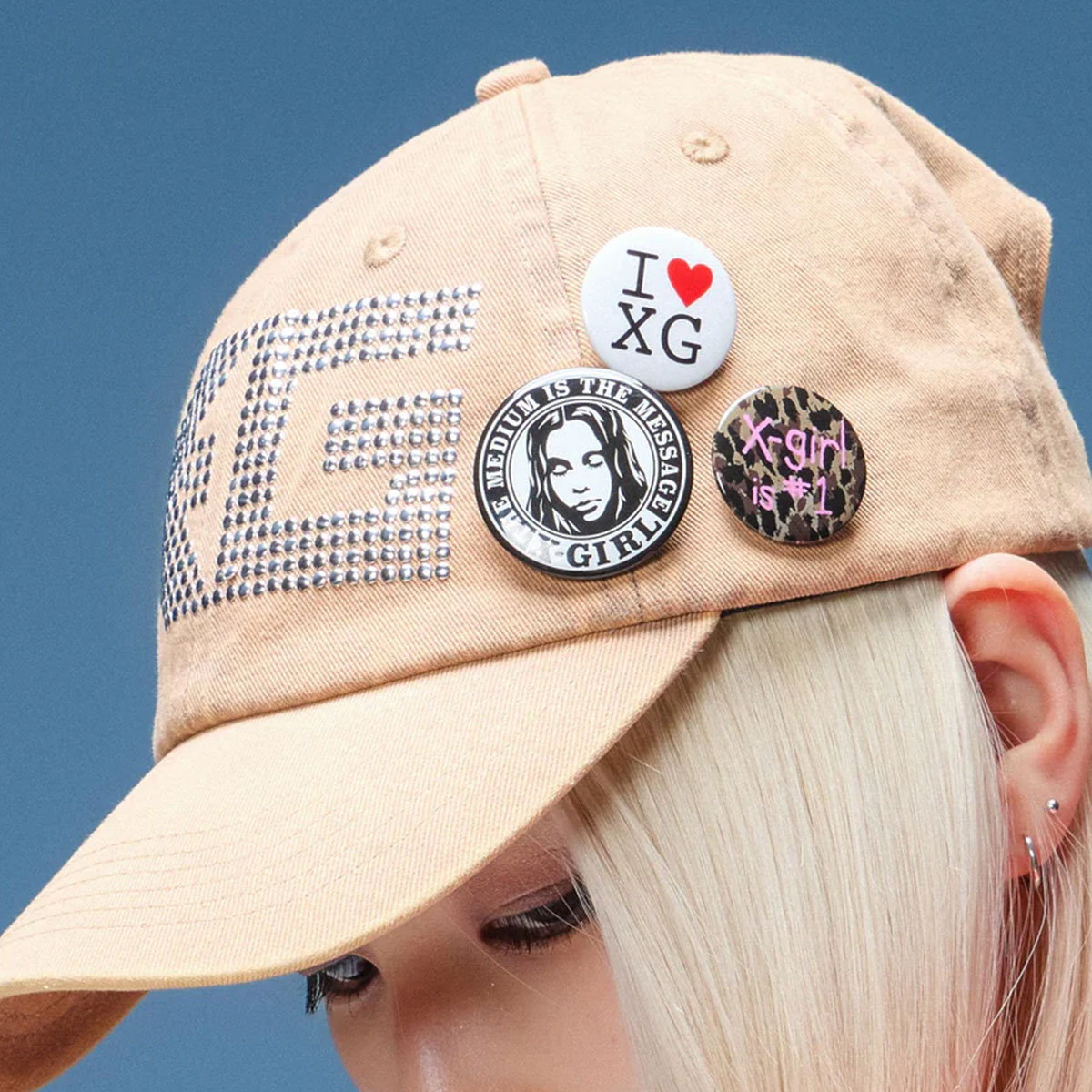 X-GIRL  | BUTTON BADGE SET��105262054015��