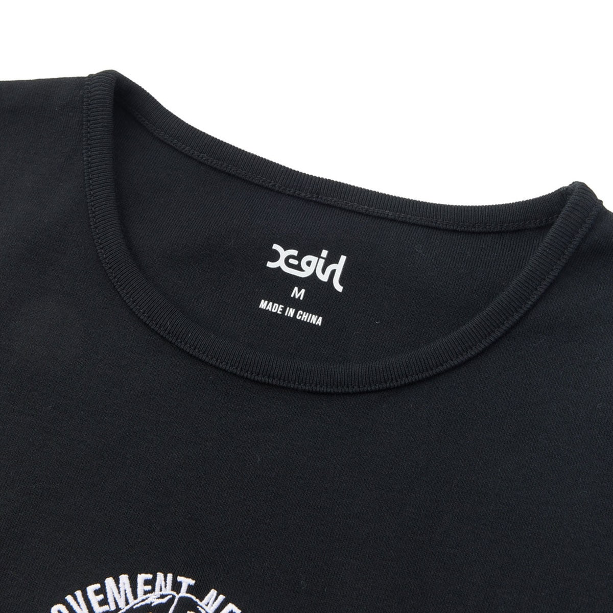X-GIRL  | FACE AND LOGO PATCH S/S BABY TEE��105263011016��